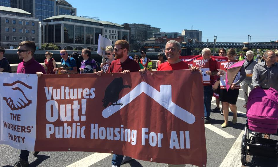 Workers' Party at public housing demonstration