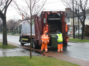 Greyhound green bins collection